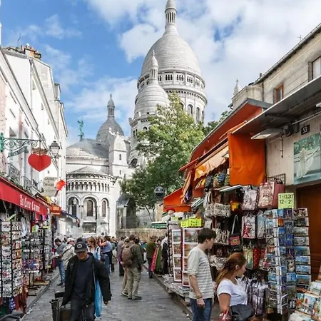 Montmartre Rue Des Martyrs Loft With Ac, 4-7 Peo * Paris