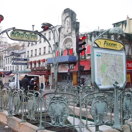 Apartment Montmartre Rue Des Martyrs Loft With Ac, 4-7 Peo