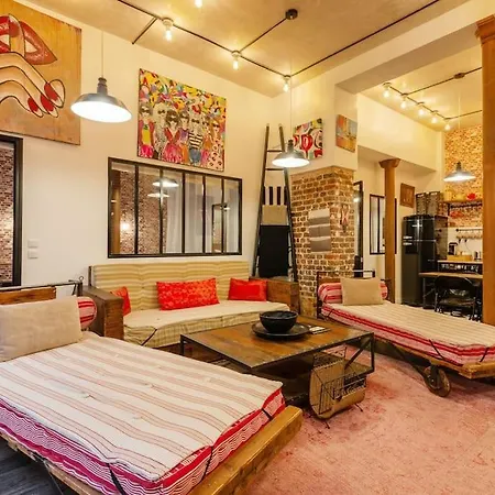 Montmartre Rue Des Martyrs Loft With Ac, 4-7 Peo *