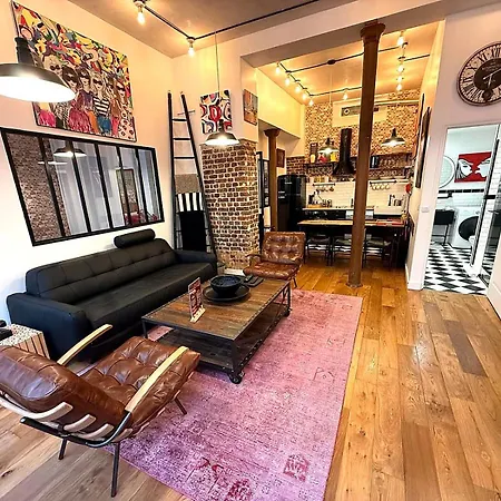Montmartre Rue Des Martyrs Loft With Ac, 4-7 Peo Apartmán Paříž